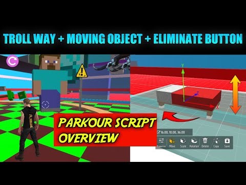 Make Troll Way | Eliminate Button | Moving Objects | Craftland Script Overview
