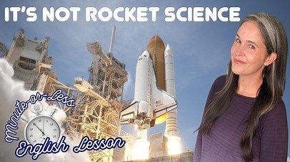 32K views · 3.6K reactions | Learn the Idiom "It's not rocket science" in this minute-or-less English lesson! #MinuteEnglish #EnglishIdioms | Rachel's English | Facebook