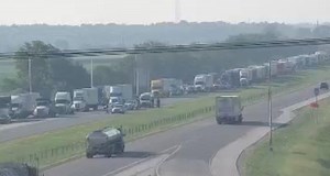 Truck fire closes northbound I-65 near Frankfort exit, south of Lafayette