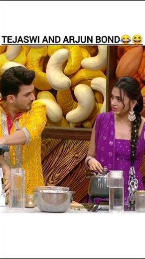 Arjun and Tejaswi full entertainment😆🤭#short #viral #tejaswiprakash #arjunbijlani #trending