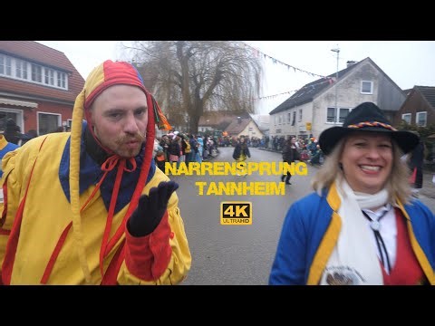 Fasnet Umzug in Tannheim Teil 2, Narrensprung