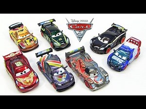 Disney Cars 2 Neon Racers Metallic Finish Lightning McQueen Shu Todoroki Lewis Hamilton Target WGP