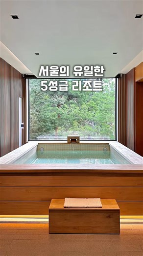 서울의 유일한 5성급 리조트 🏛️✨ #리조트 #호캉스 #shorts