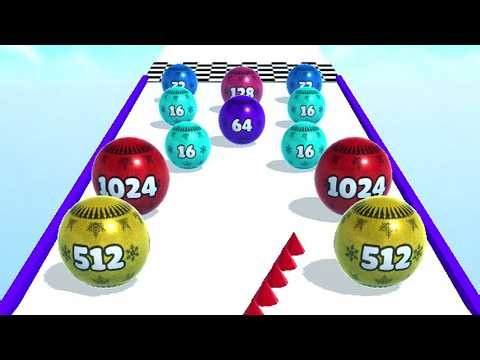 Ball Merge 2048 - All Levels Ball Gameplay Android, iOS ( Level 7112 - 7123 )