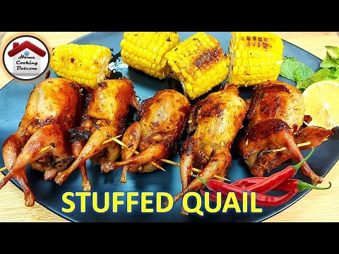 Whole Baked Quail | Stuffed Quail | Ramadan 2021 | By Home Cooking Dotcom.