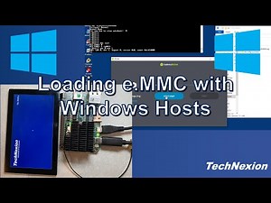 Loading eMMC images using a Windows Host computer onto TechNexion Hardware
