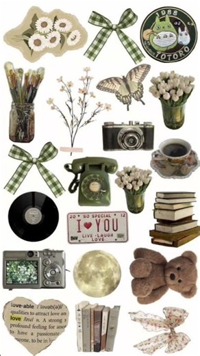printable stickers *vintage*🍂🤎 #aesthetic #stickers #printable #pinterest #vintage #fypシ゚viral