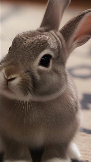 Cute Bunny Twitching Its Nose – Adorable Rabbit Moments