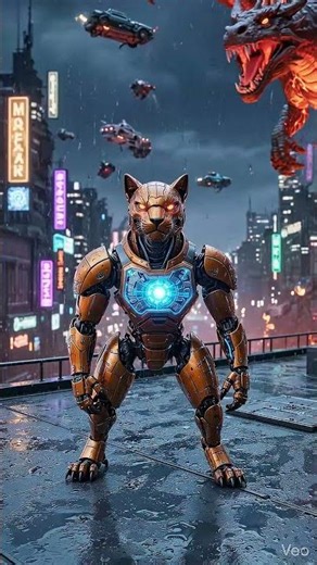 Giant Lava Dragon Attacks… RoboCat Fights Back!