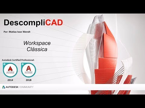 Workspace Clássica no Autocad 2018