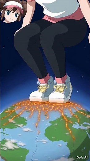 Rosa Pokémon giantess