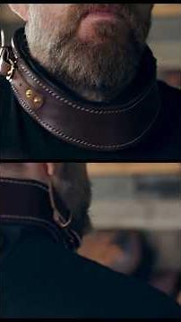 Making a Hardened Leather Gorget - #leathercraft