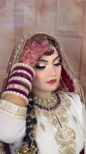 Bride Makeup look | Pakistani Bride makeup tutorial #shorts #bridalmakeup #makeuptutorial #makeup