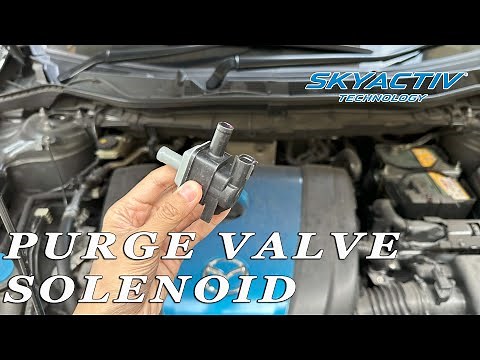 Mazda CX 5 CX 3 Mazda 2 Mazda 3 Mazda 6 Purge Valve Solenoid Replacement. Erratic Low Idle Fix.