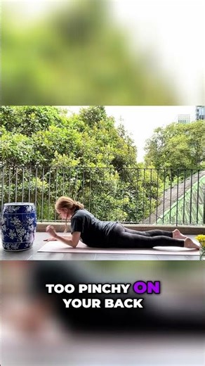 Pinchy Low Back in Sphinx Pose? Try this! #shorts #sphinxpose #backbend