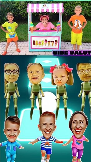 Vlad and niki prank with Mom X coffin dance song🎶 Tiles Hop EDM Rush 🎮|