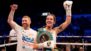 THE JOURNEY Terri Harper went from working in a chippie to world champion in ten fights, with some now branding her ‘the woman to beat Katie Taylor’