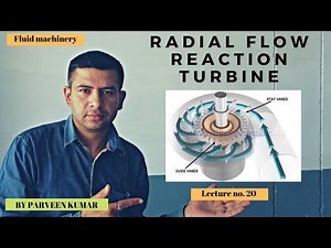 Radial flow reaction turbine