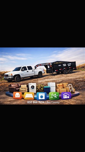 🚛There's something powerful about a clean space... It feels peaceful. It feels like a fresh start. If you have things piled up that you no longer use, stop moving them from one corner to another. It's time to let them go. We're here to help y ➖Fast and reliable service • Same-day cleanout available • We do all the heavy lifting ✍🏻We speak Spanish & English You relax. We do the work. 📍Message us today for your free estimate #generalcontracting #panamacityflorida #junkremoval #dumptrailer