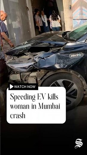 Mumbai: Speeding EV crashes into three two-wheelers in Vile Parle, woman killed, two injured