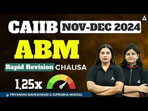 🚀 CAIIB ABM Rapid Revision Chalisa 🔥 | Advanced Bank Management | CAIIB Nov-Dec 2024 Part-2