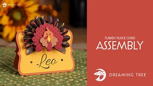 New freebie is up in the shop! Hit that HEART if you download it! ~ Leo https://www.3dsvg.com/shop/free-svg-files/turkey-place-card-free-svg/ | Dreaming Tree