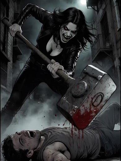 She Killed her victims with the hammer....UNSOLVED! 🫣😲 #scarystories #animeedit #bookofserialkiller #anime #creatorsearchinsight