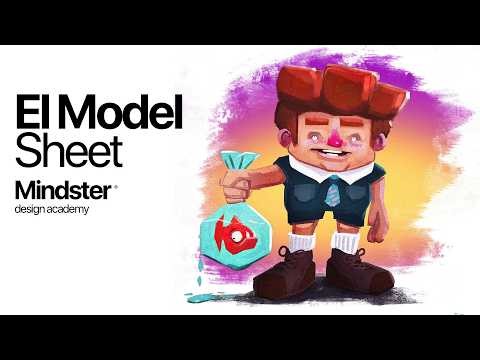 Cómo hacer un Model Sheet de Personaje | Model Packets para Concept Art | Master Class | EP 482