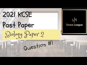 2021 KCSE BIOLOGY PAPER 2 QUESTION 1