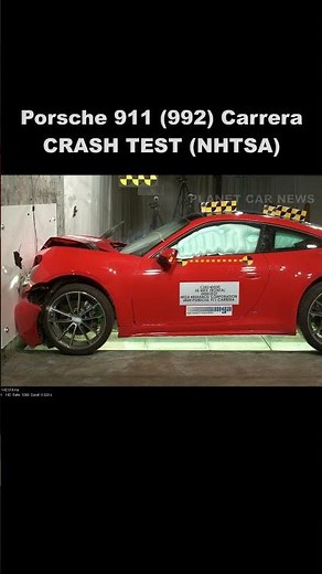 Porsche 911 Carrera CRASH TEST (992)