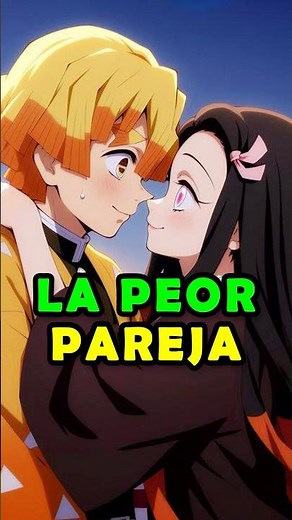 Zenitsu y Nezuko son pareja en Demon Slayer #tanjiro #zenitsu #inosuke #nezuko