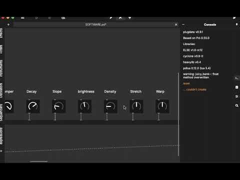 Modal synth Piano patch through sequencer