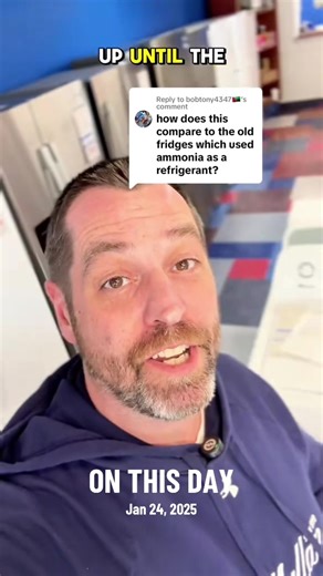 Old fridges are absolutely terrible for the environment, but really old fridges were deadly! Many old fridges used very dangerous refrigerants. Today most fridges use R600 which is not dangerous and has a far far lower global warming. Unfortunately, it also makes fridges noisier and many technicians needed to update their tools and techniques to work on it because the downside is, it’s highly flammable! #refrigerator #fridge #history #refrigeration #ammonia