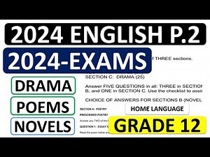 P.2 ENGLISH HOME LANGUAGE 2024 GRADE 12 2024 FINAL EXAMS NOVEMBER PREP: THUNDEREDUC