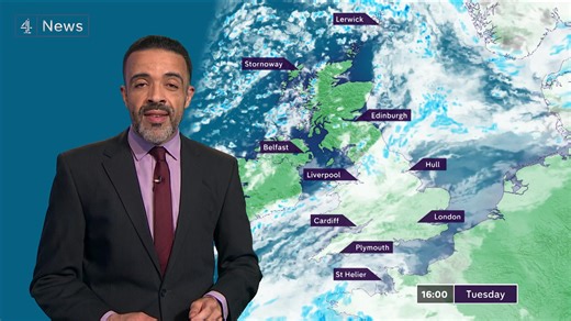51K views · 36 reactions | After a settled start to this week, it’s going to turn wet and windy later. Liam Dutton has the latest weather forecast. | Channel 4 News | Facebook