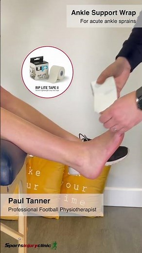 How to Wrap a Sprained Ankle