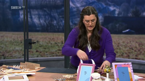 Bunter Bilderrahmen selbst gestalten