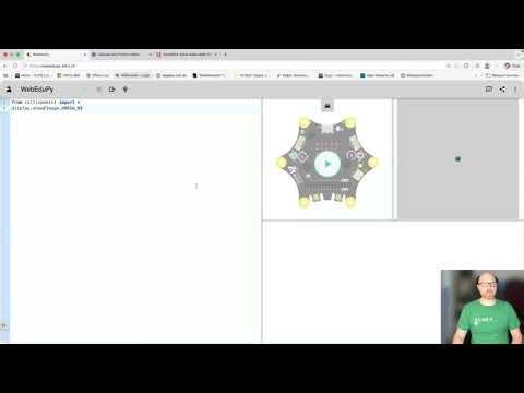 Python auf dem Calliope, 03: Pythoncode auf den Calliope Mini übertragen