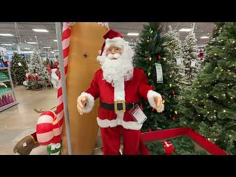 Animated Life-Size Dancing Santa | Gemmy Christmas 2024