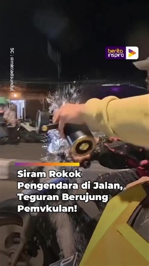 Sebuah video yang diunggah akun Instagram @mintadisudut memperlihatkan insiden keributan di jalan raya wilayah Jakarta Barat, pada malam hari. Dalam rekaman tersebut, terlihat sepasang pengendara sepeda motor tanpa mengenakan helm sambil merokok di jalan. Bahkan, salah satu pengendara tampak menggendong seorang bayi saat berkendara. kemudian menegur pengendara tersebut dan meminta agar rokok dimatikan demi keselamatan bersama, mengingat abu dan percikan api rokok berpotensi membahayakan pengguna