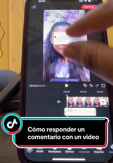 Cómo responder a un comentario en TikTok con un video