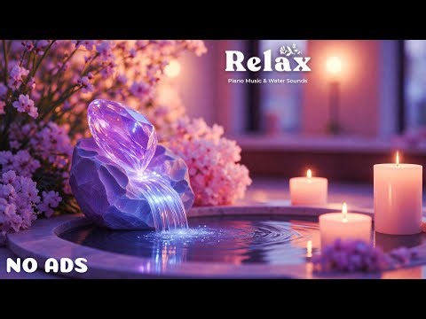 Soothing Water Sounds + Relaxing Music 🌿 Eliminate Stress, Anxiety and Depression, Heal Mind & Body