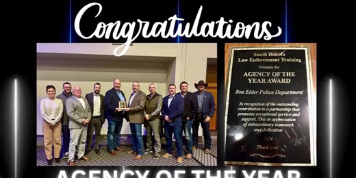 Box Elder Police Department named South Dakota’s Agency of the Year