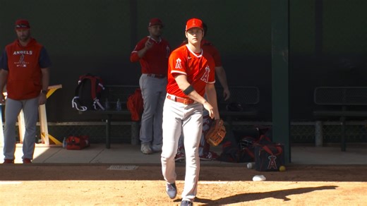 Ohtani on his Spring Training