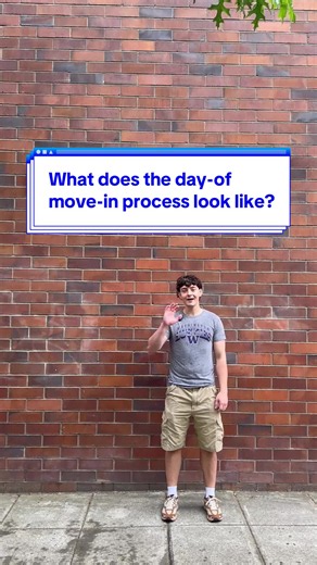Move-in starts on Sept. 22, here’s a little walk through of what the process will look like. @UW Housing & Food Services