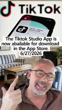 #greenscreen The Tiktok Studio App is now abailable for download in the App Store. A lot of the cont