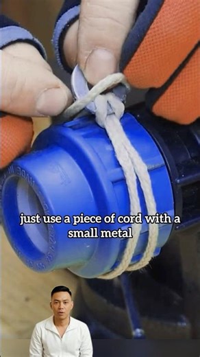 This Simple Cord Hack Loosens Stuck Pipes #shorts #lifehacks #diy #creative