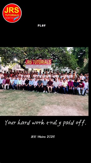 The champions of JEE MAIN(Final) 2026 @jrs_tutorials