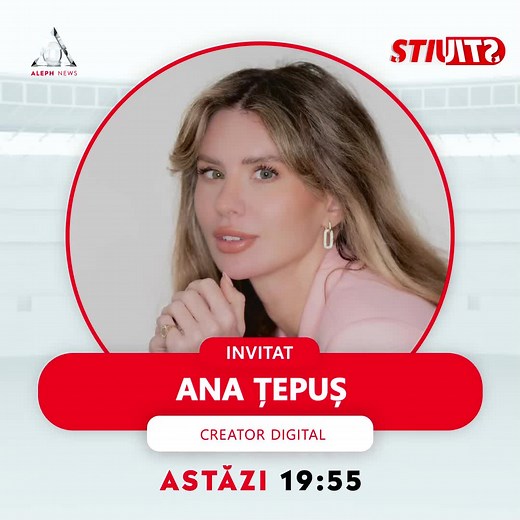 📍@alephnews Salut, azi sunt LIVE la STIU, intre 19:55-21:40. Ma puteti (si as aprecia😇) urmari pe retelele de cablu si satelit: Digi, Vodafone, Telekom si Orange cat si online: www.alephnews.ro, Facebook Instagram si Youtube 💫 . . . . . #tvshowguest #smartclub #urbanstuff #alwaysonfyp #anatepus #5pasidebine