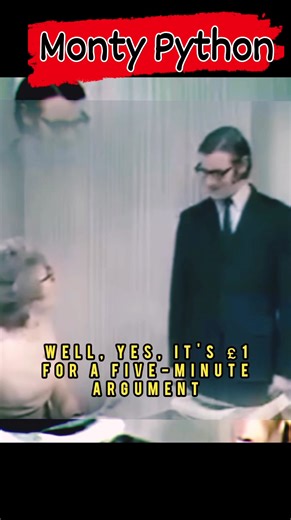 Monty Python's Flying Circus 1969 ‧ Sketch comedy ‧ "ARGUMENT"若若 #argument #course #fyp #foryou #everyone #montypythonsflyingcircus #montypython #sketchcomedy | Bha Datz | Facebook
